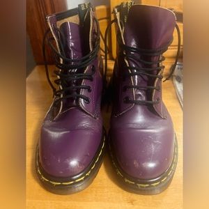 8-hole purple Doc Martens (Vintage) size 8